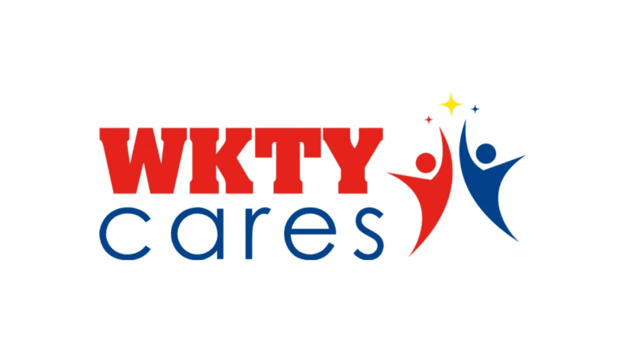 WKTY Cares logo.