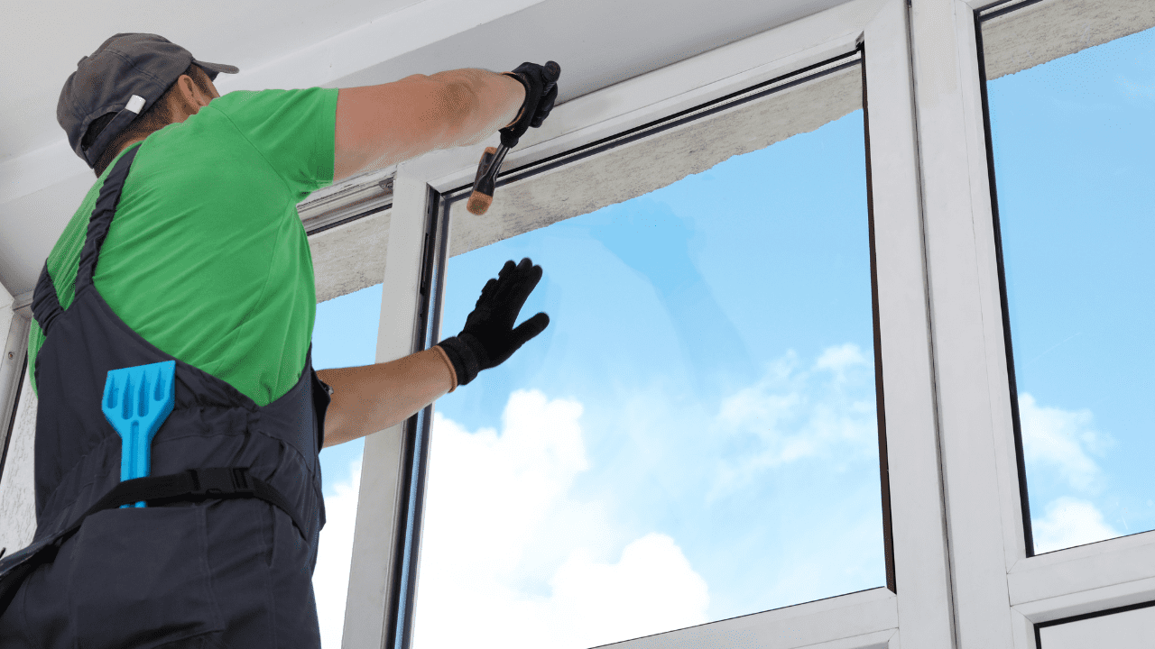 Professional Worker Installing Windows